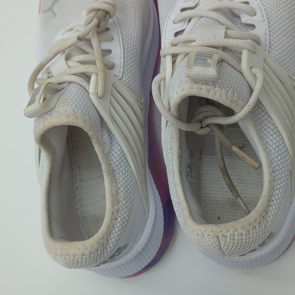 Adidas Women's Pacer Future Hazy Summer Lace Up Sneaker 6.5 White Purple - Picture 8 of 8